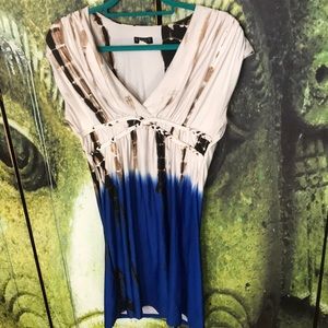Women’s Venus dip dyed dress boho size large